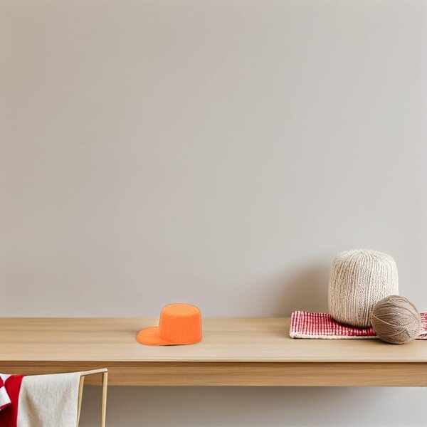 10 Mini Cappelli Baseball per Bambole Colorati in EVA, Morbidi e Leggeri per Progetti Creativi