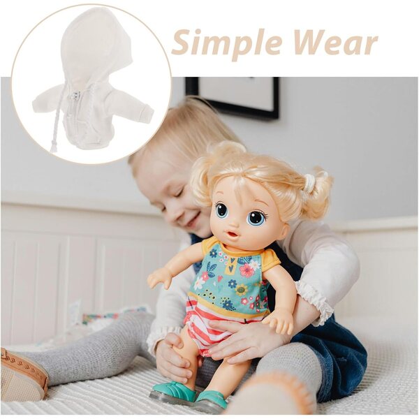 Didiseaon Felpa Cappuccio Miniatura 1/12 per Bambole Piccole Accessori Moda