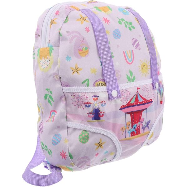 Leichter Puppenrucksack mit verstellbaren Schultergurten – mehrfarbiges Design für Kinder