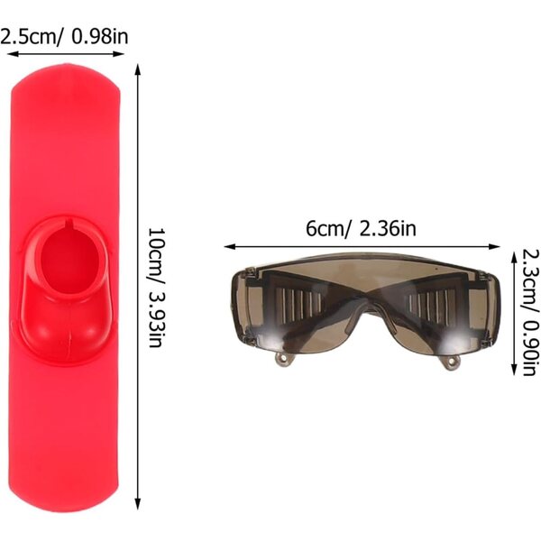 Wintersport-Set für 17-cm-Puppen – Skibrille, Snowboard und Miniaturstiefel