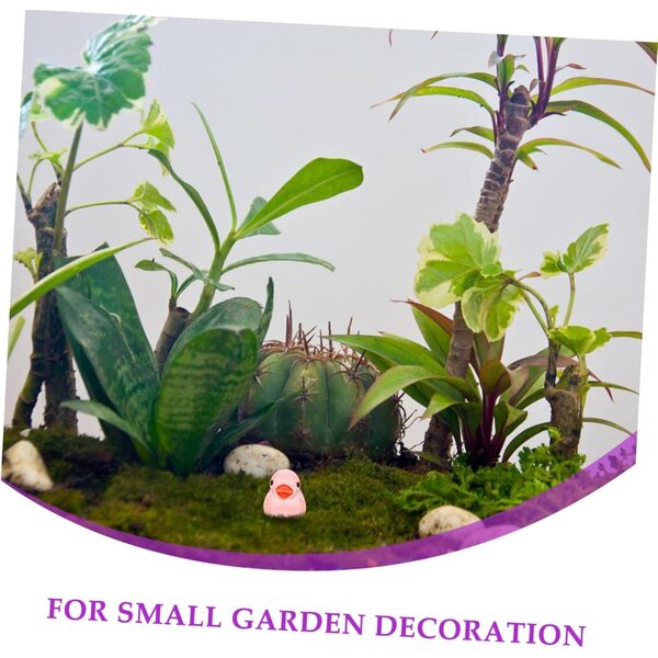 Toyvian 60 Mini Statuine in Resina Luminose da Giardino e Tavolo Dimensioni 1,7x1,4 cm