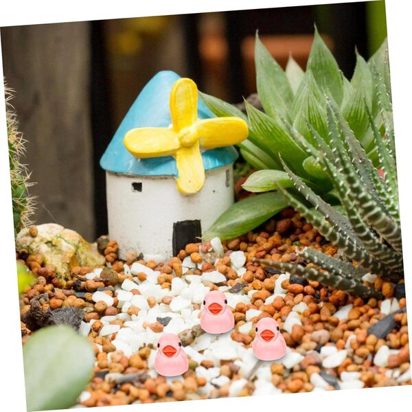 Toyvian 60 Mini Statuine in Resina Luminose da Giardino e Tavolo Dimensioni 1,7x1,4 cm