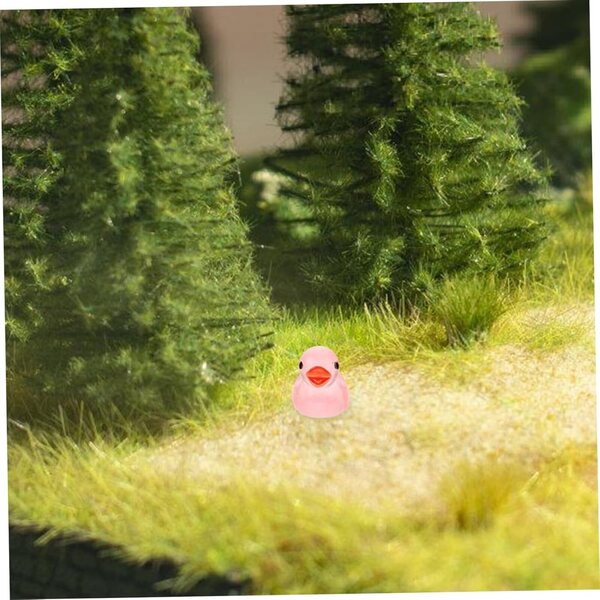 Toyvian 60 Mini Statuine in Resina Luminose da Giardino e Tavolo Dimensioni 1,7x1,4 cm