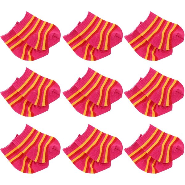 Set mit 10 Paar Mini-Baumwollsocken für Puppen – realistisches und waschbares Spielzeugzubehör