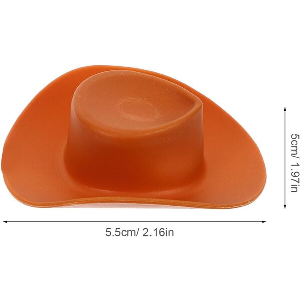 30 Mini Cappelli Cowboy in ABS per Bambole, Lavoretti Artigianali e Decorazioni