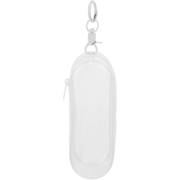 Borsa in PVC bianca con gancio per mini bambole, custodia protettiva leggera e compatta