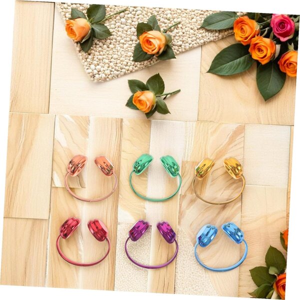 Beaupretty 6 Cuffie Decorative Miniature per Casa delle Bambole da 17 cm - Colori Assortiti