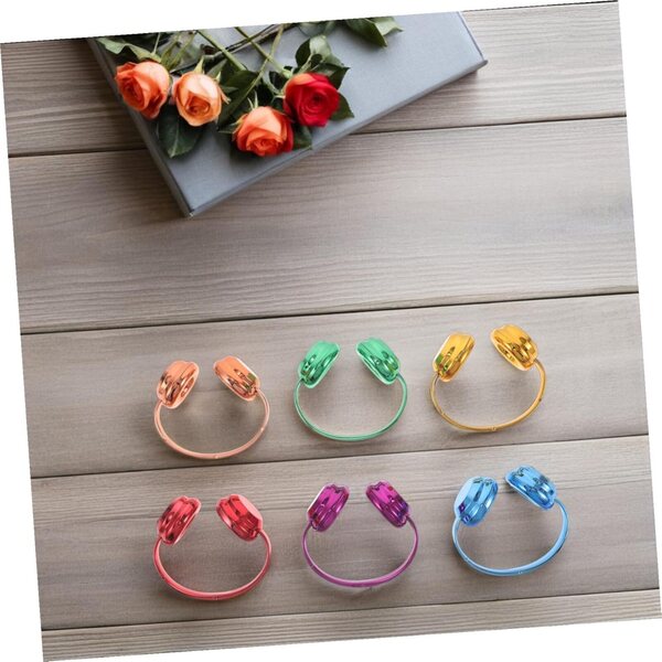 Beaupretty 6 Cuffie Decorative Miniature per Casa delle Bambole da 17 cm - Colori Assortiti