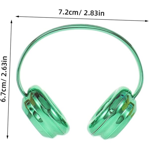 6 Cuffie Decorative Mini per Case delle Bambole - Accessori Realistici e Colorati