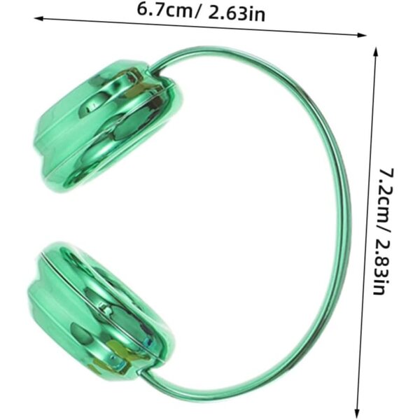 6 Cuffie Decorative Mini per Case delle Bambole - Accessori Realistici e Colorati