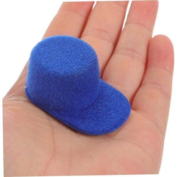 10 Mini Cappelli da Baseball per Bambole in EVA Accessori Creativi per Feste e Artigianato