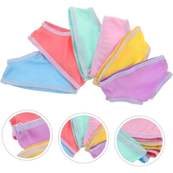Beaupretty 6 Mutandine in Cotone per Bambole 18 Pollici - Set Accessori Biancheria Intima