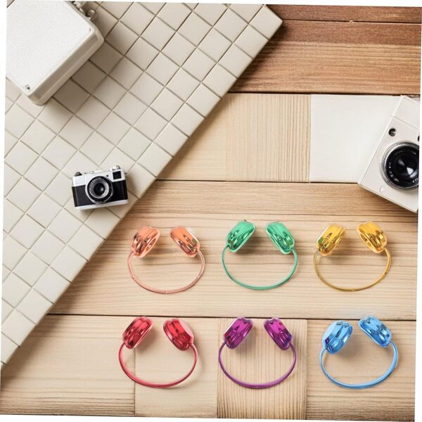 BESPORTBLE 6 Mini Cuffie per Bambole 17 cm Accessori Realistici per Casa delle Bambole