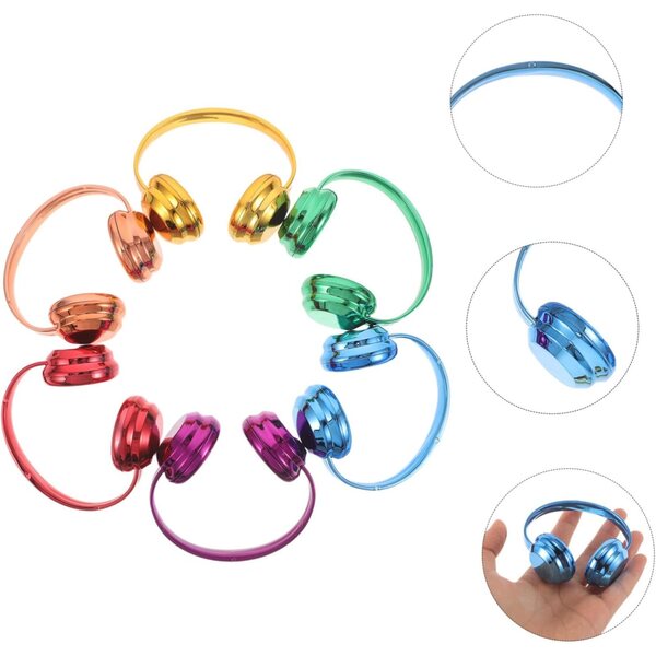 BESPORTBLE 6 Mini Cuffie per Bambole 17 cm Accessori Realistici per Casa delle Bambole