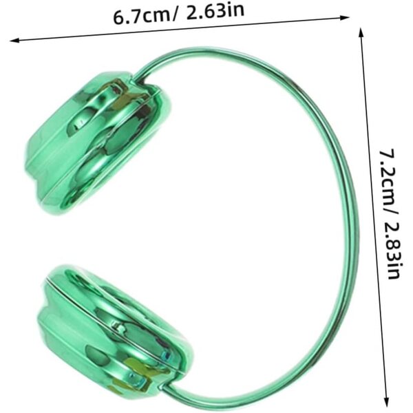 BESPORTBLE 6 cuffie miniatura colorate ad alta simulazione per bambole 17 cm