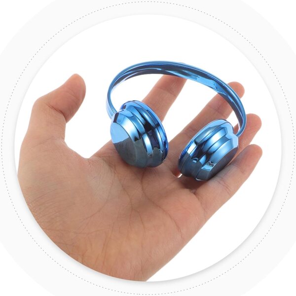 BESPORTBLE 6 cuffie miniatura colorate ad alta simulazione per bambole 17 cm