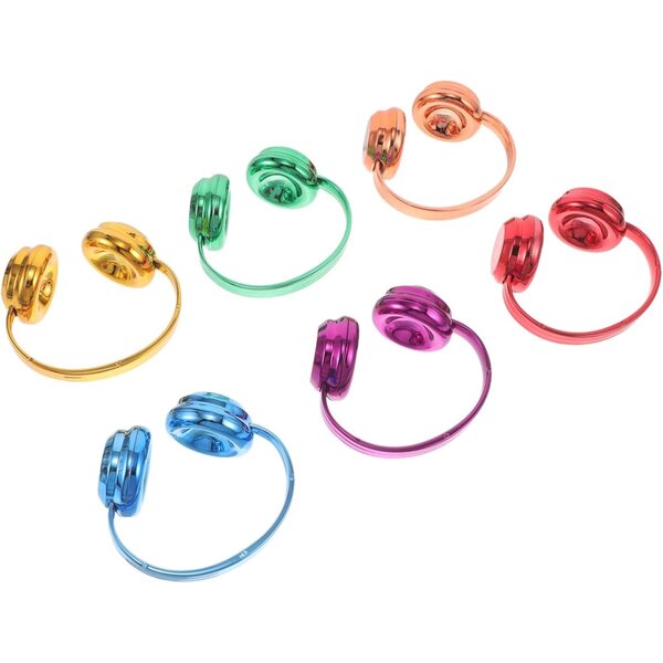 6 cuffie mini per bambole da 17 cm, accessori realistici per case e travestimenti