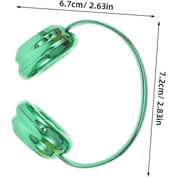 6 cuffie mini per bambole da 17 cm, accessori realistici per case e travestimenti