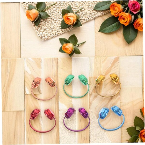 6 cuffie mini per bambole da 17 cm, accessori realistici per case e travestimenti
