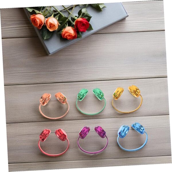 6 cuffie mini per bambole da 17 cm, accessori realistici per case e travestimenti