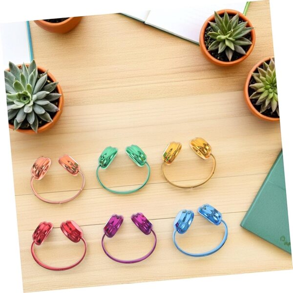 6 dekorative Miniatur-Kopfhörer für 17-cm-Puppen – Puppenhauszubehör