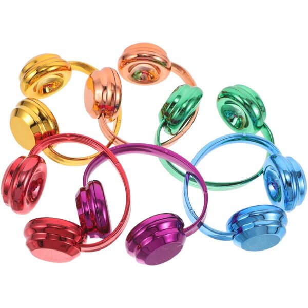 WOONEKY 6 cuffie decorative colorate per bambole da 17 cm, accessori moda miniatura