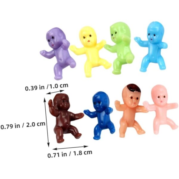 YARNOW 80 pezzi mini statuine in plastica assortite per decorazioni e fai-da-te