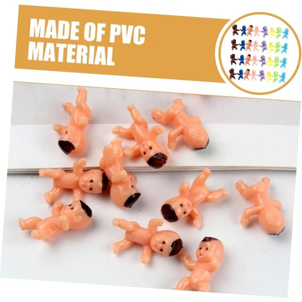 YARNOW 80 pezzi mini statuine in plastica assortite per decorazioni e fai-da-te