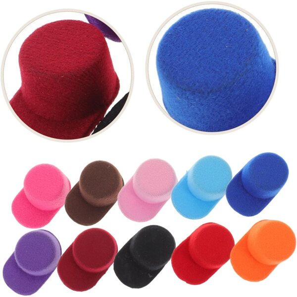 BESPORTBLE 10 mini cappelli da baseball per case delle bambole, decorazioni e fai da te