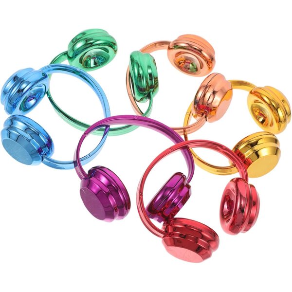Vaguelly 6 cuffie decorative per casa delle bambole miniatura accessori per costumi