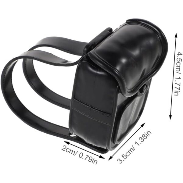 Set 2 Mini Zaini in Plastica per Bambole – Accessori per Casa delle Bambole e Gioco di Finzione