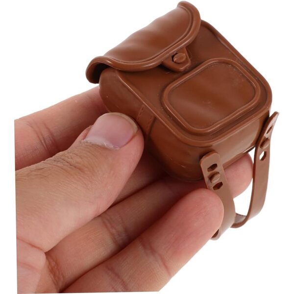 ERINGOGO 2 Zaini Miniatura per Bambole, Borse Scolastiche Piccole e Originali con Tracolla Regolabile
