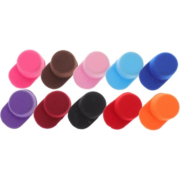 KOMBIUDA Set 10 Mini Berretti Da Baseball in EVA per Bambole, Decorazioni e Artigianato