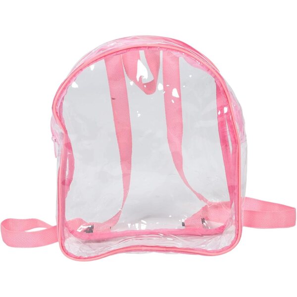 UPKOCH Transparenter PVC-Rucksack für Puppen und Stofftiere, widerstandsfähiger und wasserdichter Organizer