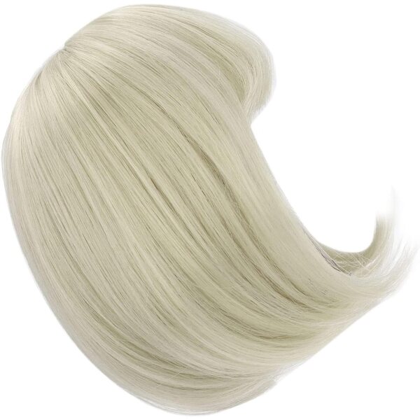 Tangxi Parrucca BJD 1/3 Verde con Capelli Lisci e Frangia, Flessibile e Realistica