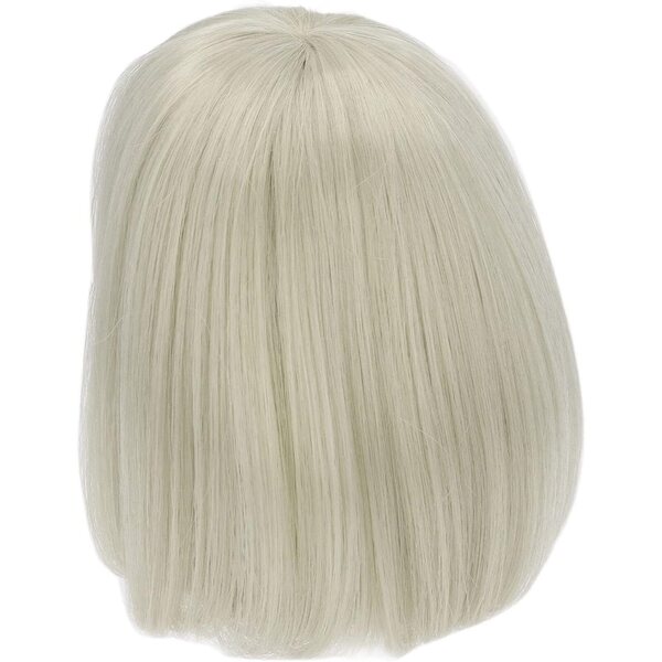 Tangxi Parrucca BJD 1/3 Verde con Capelli Lisci e Frangia, Flessibile e Realistica