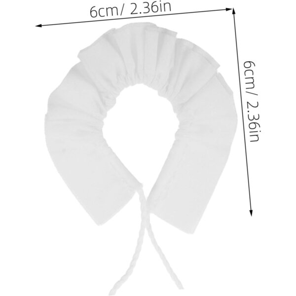 VICASKY 2 Set Cappello Cuoco Miniatura e Sciarpe per Bambole 10-15 cm