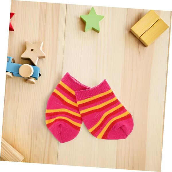 BESPORTBLE 10 Paia Calzini Colorati in Cotone per Bambole Accessori Miniature