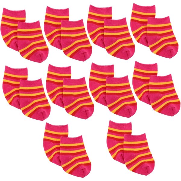 BESPORTBLE 10 paia Calzini per Bambole in Cotone Accessori per Vestiti Action Figure