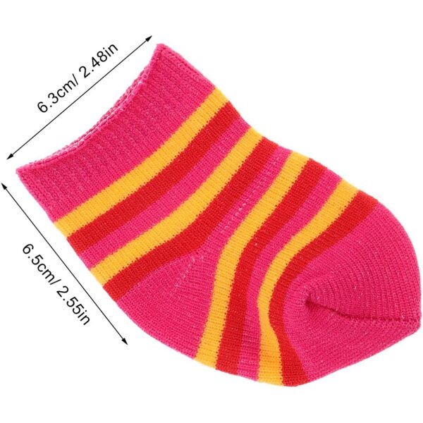 BESPORTBLE 10 paia Calzini per Bambole in Cotone Accessori per Vestiti Action Figure