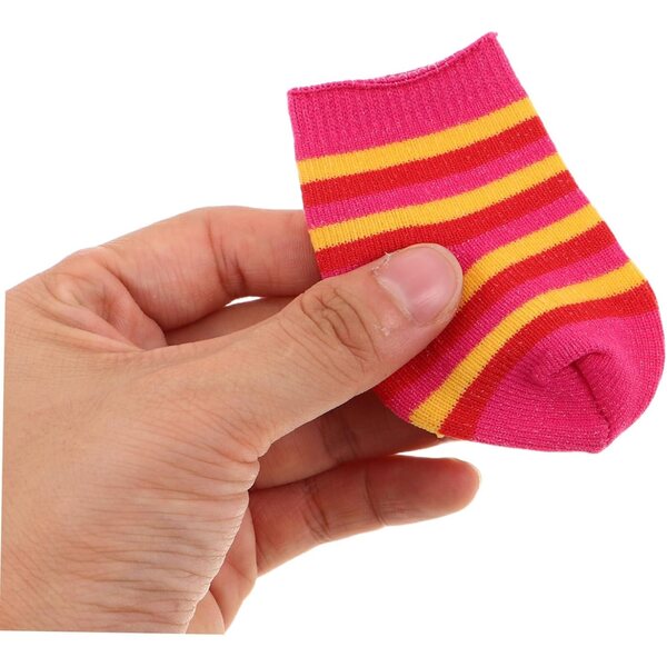 BESPORTBLE 10 paia Calzini per Bambole in Cotone Accessori per Vestiti Action Figure