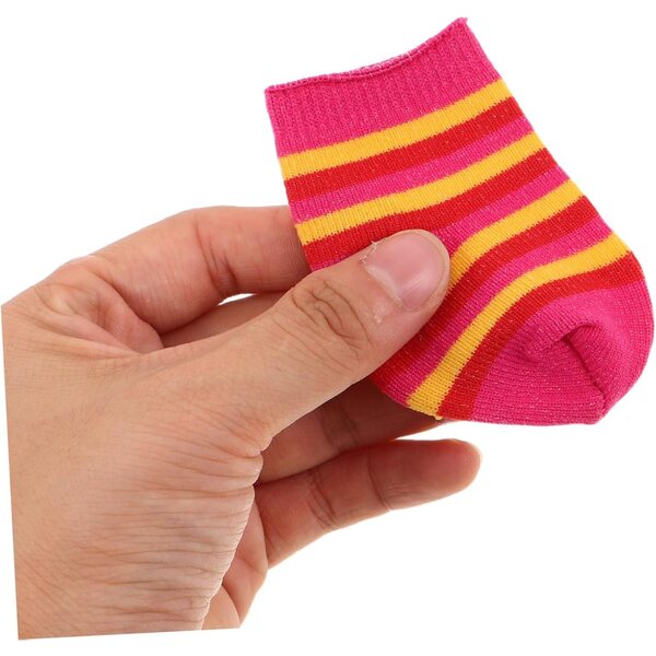 10 Paar Baumwollsocken für 18-Zoll-Puppen – weiche Kleidungsaccessoires