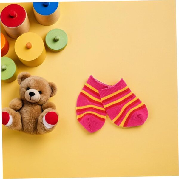 10 Paar Baumwollsocken für 18-Zoll-Puppen – weiche Kleidungsaccessoires