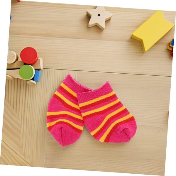 Beaupretty 10 Paia Calzini in Cotone Multi Colore per Mini Bambole - Accessori Realistici