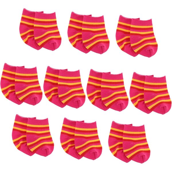 BESPORTBLE 10 paia Calzini in Cotone Multicolore per Bambole e Action Figure