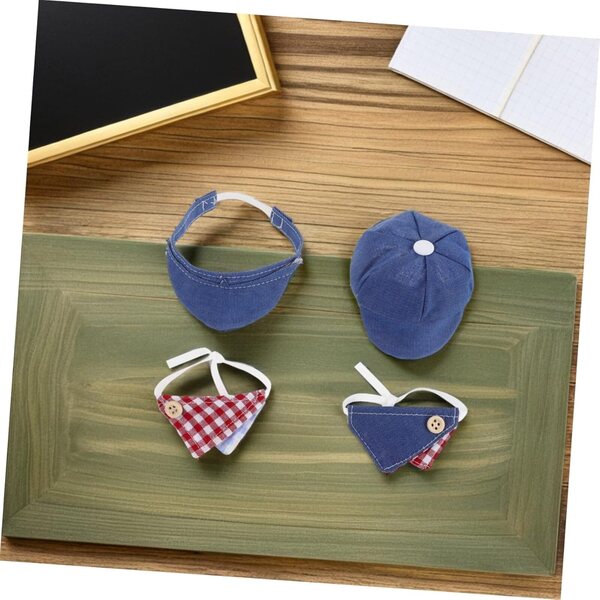 NUOBESTY Set 12 Pezzi Cappelli e Sciarpe Miniatura Accessori per Bambole