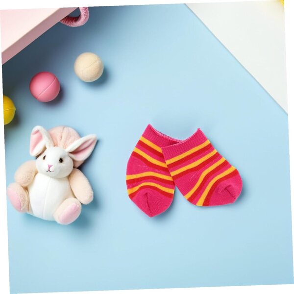 Set mit 10 Paar Baumwollsocken für 18-cm-Puppen – Zubehör für Mini-Actionfiguren