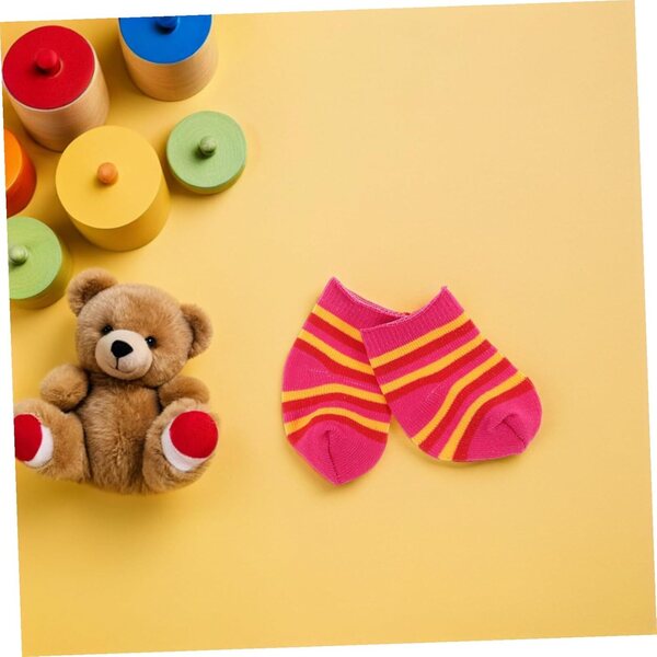 Set mit 10 Paar Baumwollsocken für 18-cm-Puppen – Zubehör für Mini-Actionfiguren
