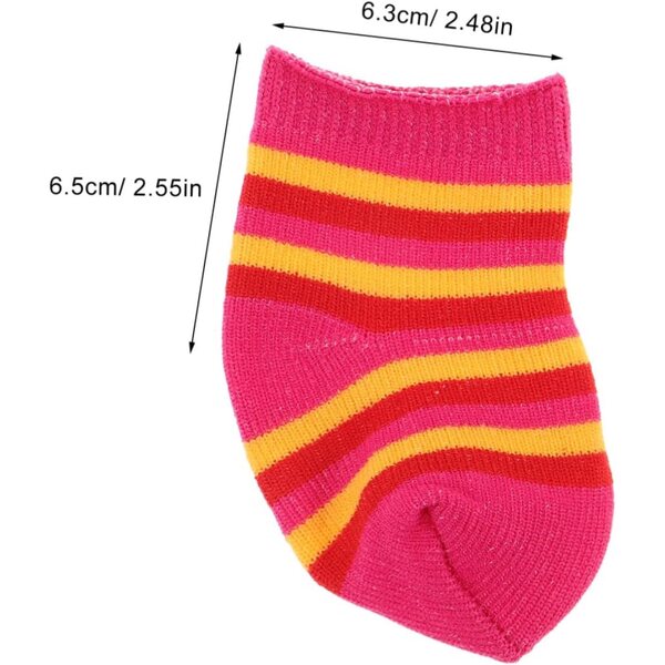 KOMBIUDA 10 paia Calzini in Cotone per Bambole da 18 Pollici - Accessori Doll Clothes