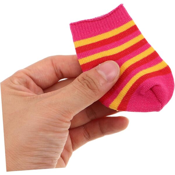 KOMBIUDA 10 paia Calzini in Cotone per Bambole da 18 Pollici - Accessori Doll Clothes